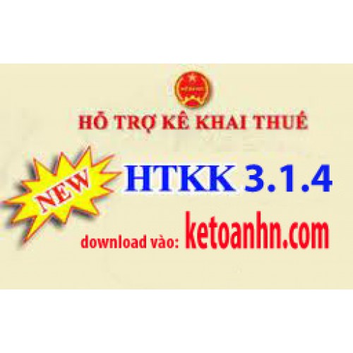 Phần mềm hỗ trợ kê khai thuế HTKK 3.1.6